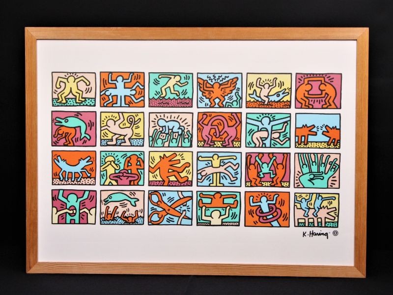 Keith Haring Retrospect 1989 Offset litho Nouvelles Images 1997